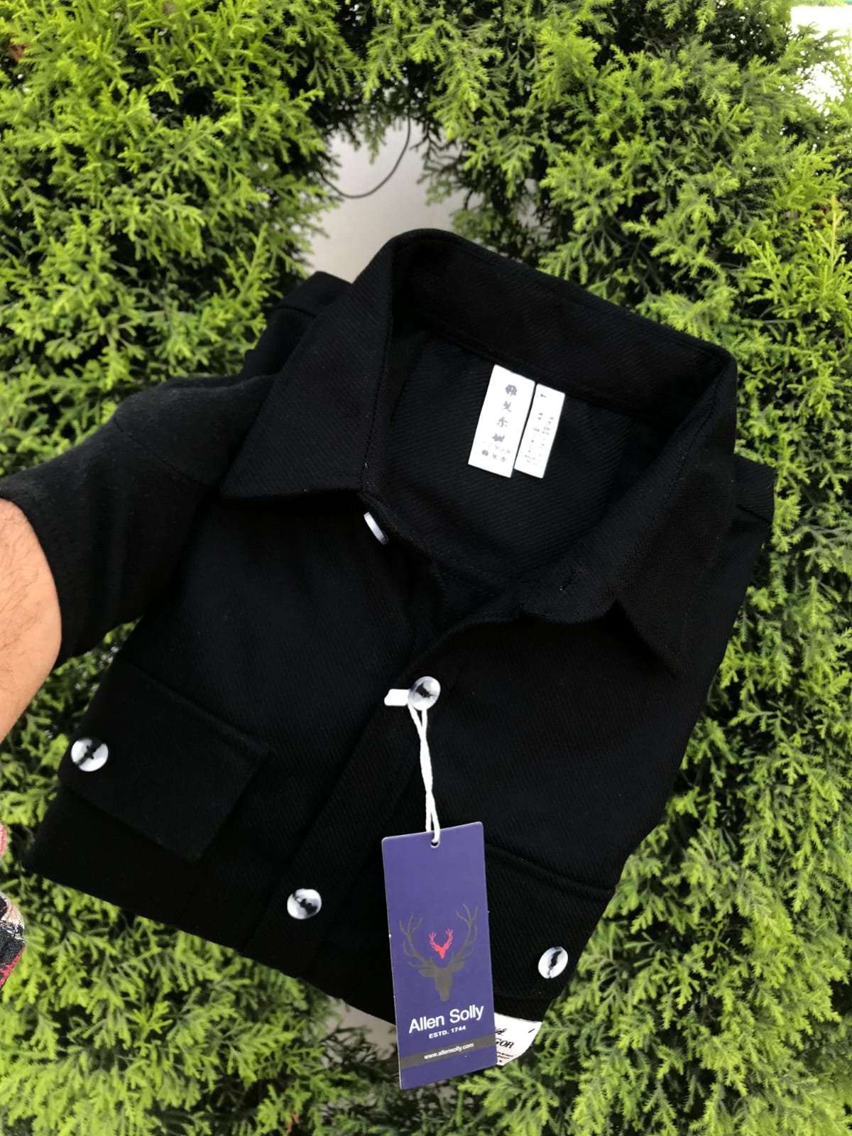 Best selling double pocket cashmilon winter shirt for men - Image 5