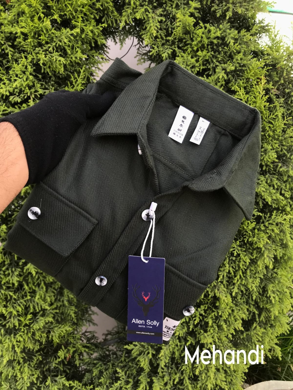 Best selling double pocket cashmilon winter shirt for men - Image 4