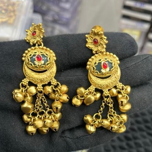 Chaand heritage kashmiri jhumki earings