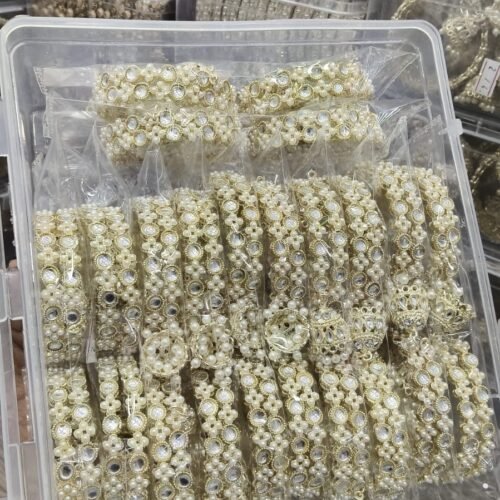 Kundan heavy latkan bangles set😍