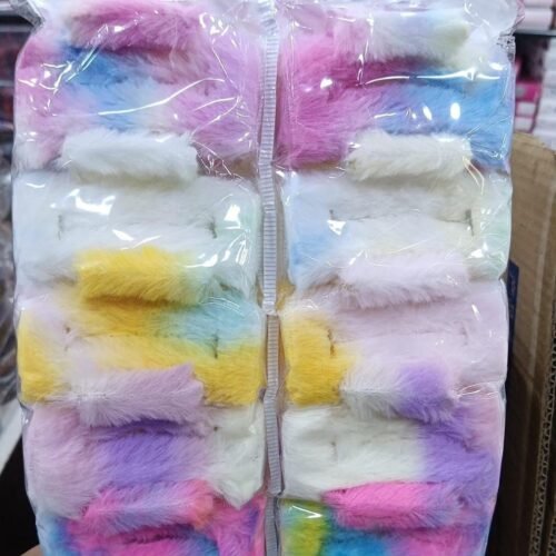 Multi fur hairclip😍