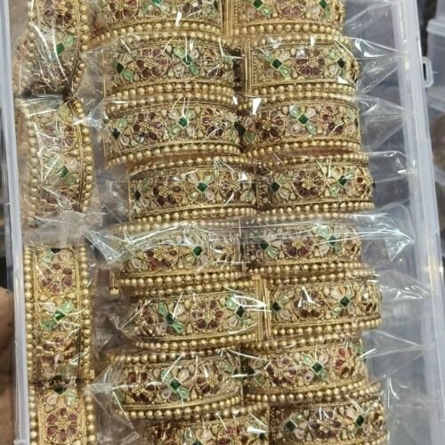 Rajwadi petch wali bangles set😍 Size 2.6