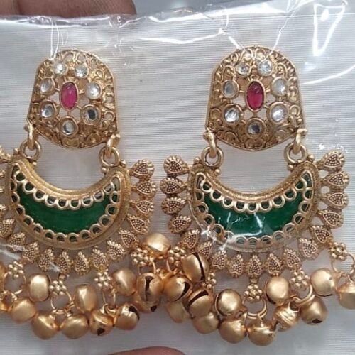 Heritage kashmri chand earings