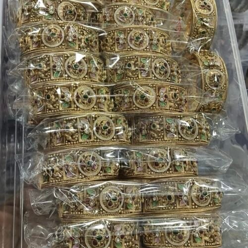 Heritage rajwadi screw bangles set Size 2.4
