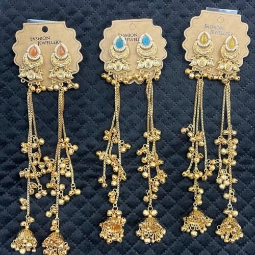Long kashmiri heavy earings😍