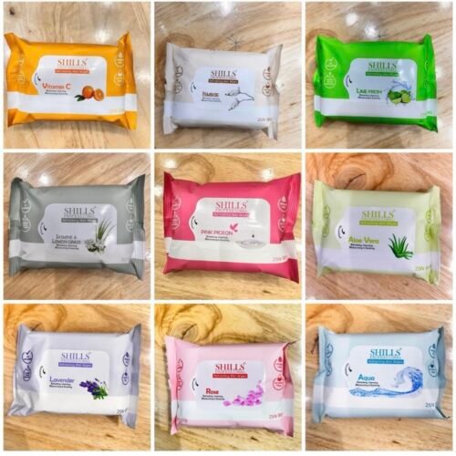 Shills face wet wipes