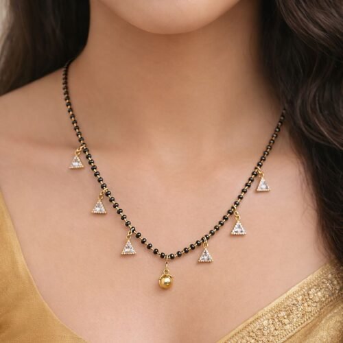 Viral design mangalsutra😍 white stone