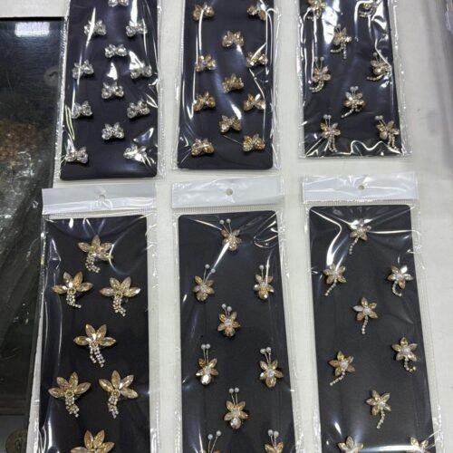 Velcro stone hair accessories😍 re use